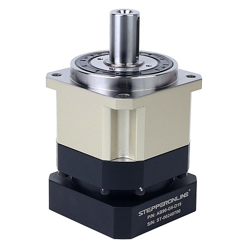 AB Series 90mm 5:1 Helical Planetary Gearbox Backlash 5arcmin for Servo Motors IP65 - AB90-G5-D19 | StepperOnline CA