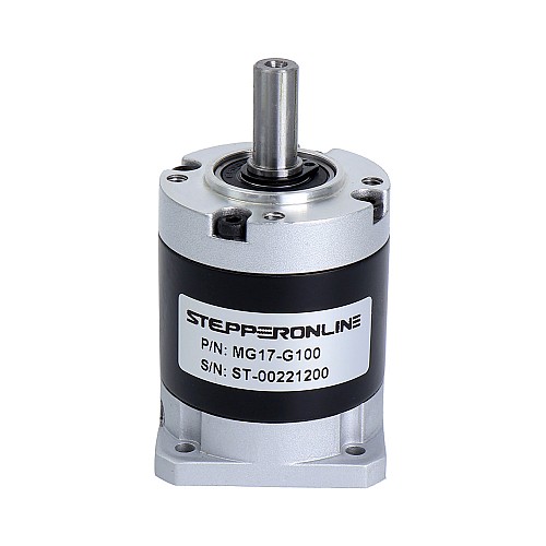 MG Series Planetary Gearbox Gear Ratio 100:1 Backlash 50arc-min for Nema 17 Stepper Motor - MG17-G100 | StepperOnline CA