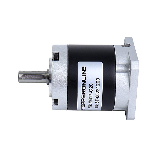MG Series Planetary Gearbox Gear Ratio 20:1 Backlash 30arc-min for Nema 17 Stepper Motor - MG17-G20 | StepperOnline CA