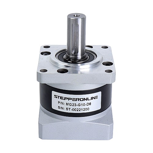 MG Series Planetary Gearbox Gear Ratio 10:1 Backlash 30arc-min for 8mm Shaft Nema 23 Stepper Motor - MG23-G10-D8 | StepperOnline CA