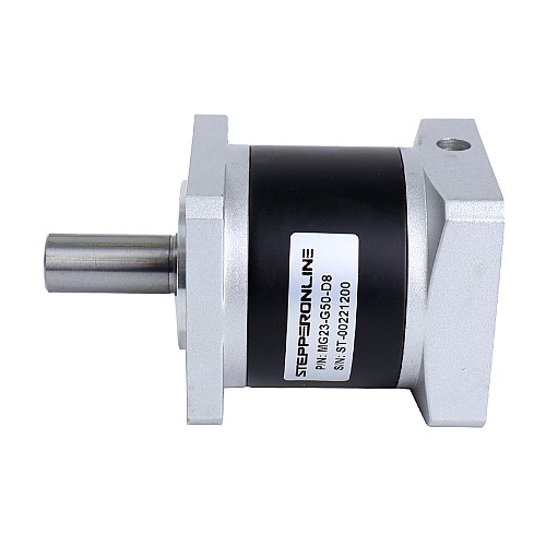 MG Series Planetary Gearbox Gear Ratio 50:1 Backlash 50arc-min for 8mm Shaft Nema 23 Stepper Motor - MG23-G50-D8 | StepperOnline CA