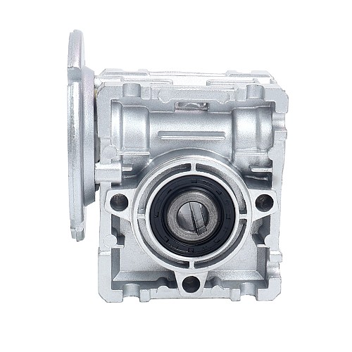 MRVR025 Worm Drive Gearbox 50:1 Ratio Φ9mm Input Shaft with 56B14 Motor Input Flange - MRVR025BB3-G50-D9 | StepperOnline CA