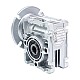 MRVR025 Worm Drive Gearbox 50:1 Ratio Φ9mm Input Shaft with 56B14 Motor Input Flange - MRVR025BB3-G50-D9 | StepperOnline CA