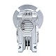 MRVR025 Worm Drive Gearbox 50:1 Ratio Φ9mm Input Shaft with 56B14 Motor Input Flange - MRVR025BB3-G50-D9 | StepperOnline CA