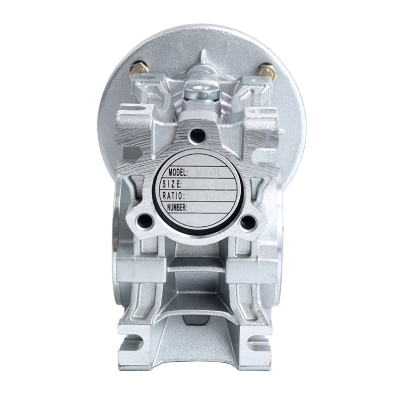 MRVR030 Worm Drive Gearbox 80:1 Ratio Φ11mm Input Shaft with 63B5 Motor Input Flange - MRVR030CB3-G80-D11 | StepperOnline CA