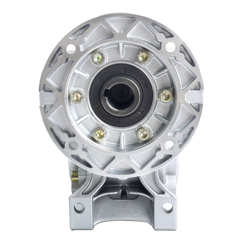 MRVR050 Worm Drive Gearbox 20:1 Ratio Φ14mm Input Shaft with 71B5 Motor Input Flange - MRVR050EB3-G20-D14 | StepperOnline CA
