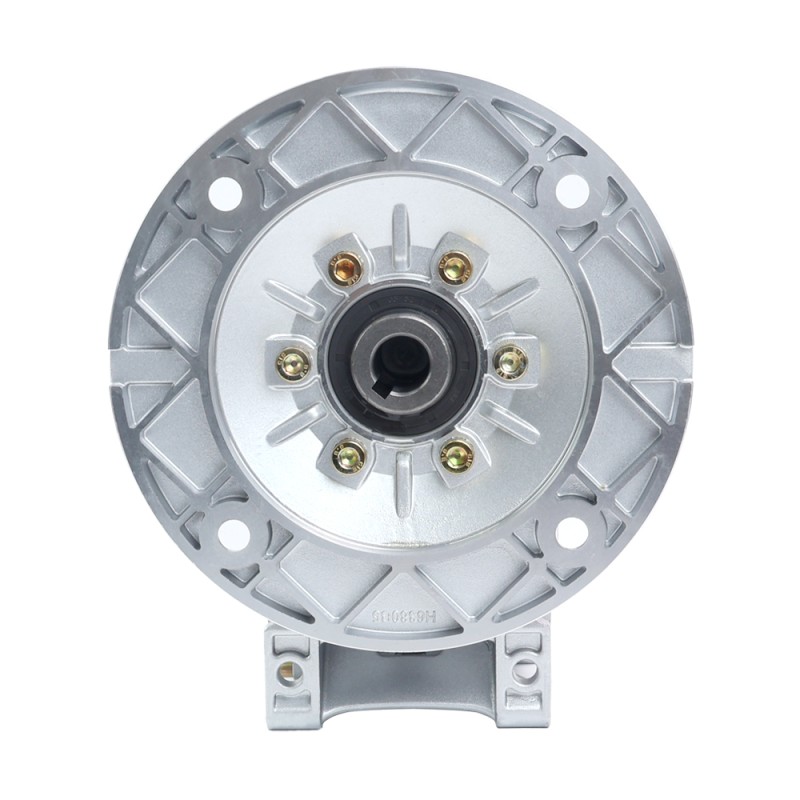 MRVR063 Worm Drive Gearbox 100:1 Ratio Φ14mm Input Shaft with 71B5 Motor Input Flange - MRVR063EB3-G100-D14 | StepperOnline CA