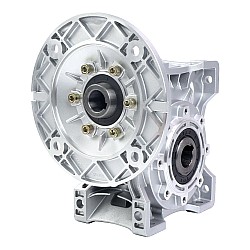MRVR075 Worm Drive Gearbox 50:1 Ratio Φ24mm Input Shaft with 90B14 Motor Input Flange