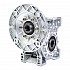 MRVR075 Worm Drive Gearbox 80:1 Ratio Φ28mm Input Shaft with 100/112B5 Motor Input Flange