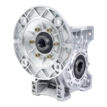 MRVR075 Worm Drive Gearbox 25:1 Ratio Φ19mm Input Shaft with 80B5 Motor Input Flange