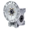 MRVR090 Worm Drive Gearbox 20:1 Ratio Φ28mm Input Shaft with 100/112B5 Motor Input Flange - MRVR090KB3-G20-D28 | StepperOnline CA