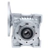 MRVR090 Worm Drive Gearbox 20:1 Ratio Φ28mm Input Shaft with 100/112B5 Motor Input Flange - MRVR090KB3-G20-D28 | StepperOnline CA