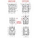10:1 Worm Gearbox NMRV30 Worm Gear Speed Reducer 11mm Input Shaft Diameter - NMRV30-G10-D11 | StepperOnline CA 10:1 Worm Gearbox NMRV30 Worm Gear Speed Reducer 11mm Input Shaft Diameter - NMRV30-G10-D11 | StepperOnline CA