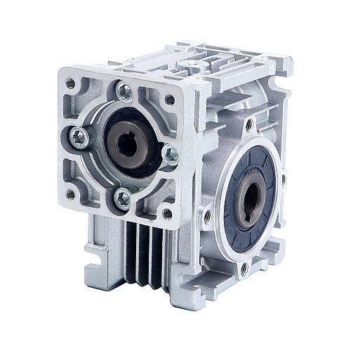 15:1 Worm Gearbox NMRV30 Worm Gear Speed Reducer 9mm Input Shaft Diameter - NMRV30-G15-D9 | StepperOnline CA
