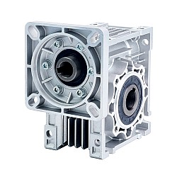 7.5:1 Worm Gearbox NMRV50 Worm Gear Speed Reducer 19mm Input Shaft Diameter