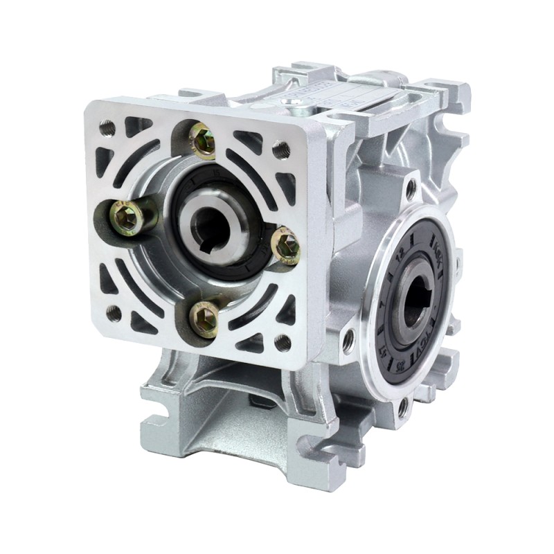 7.5:1 Worm Gearbox NMRVS30 Worm Gear Speed Reducer 9mm Input Shaft Diameter - NMRVS30-G7.5-D9 | StepperOnline CA