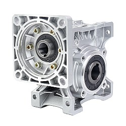 50:1 Worm Gearbox NMRVS50 Worm Gear Speed Reducer 19mm Input Shaft Diameter