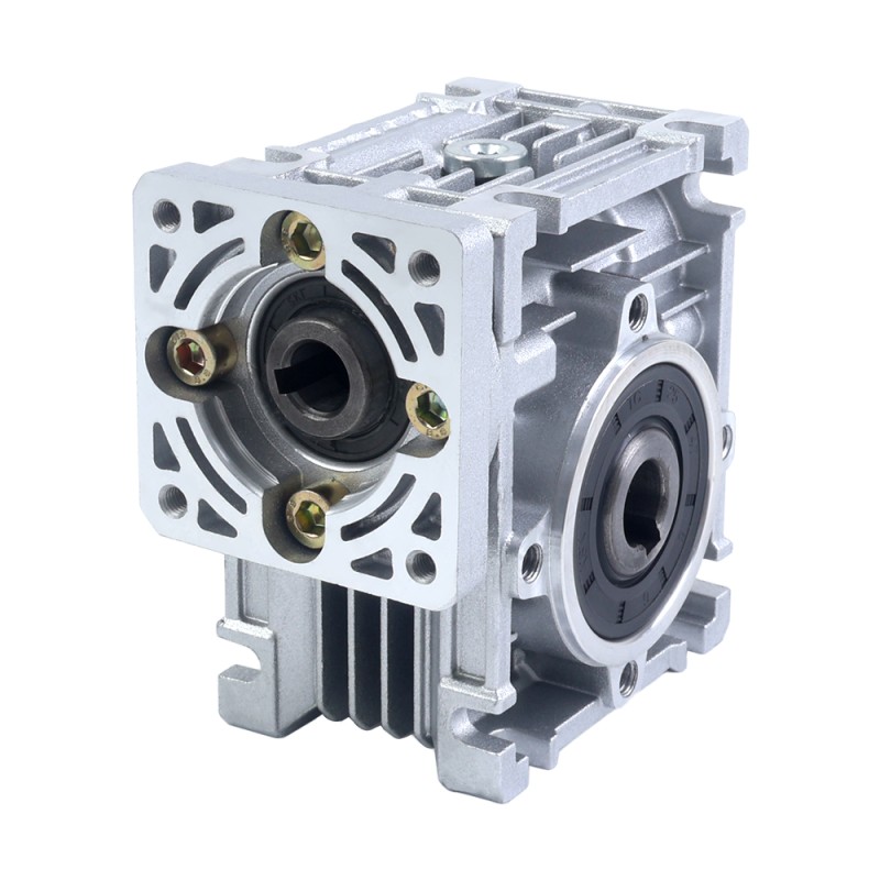 15:1 Worm Gearbox YRV30 Worm Gear Speed Reducer 11mm Input Shaft Diameter - YRV30-G15-D11 | StepperOnline CA