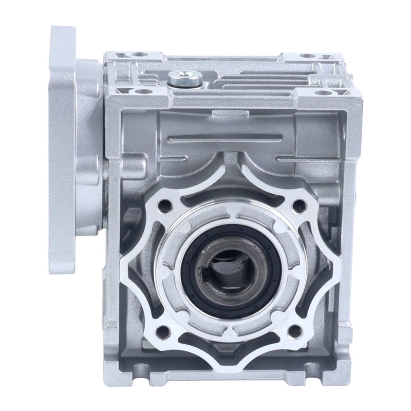 7.5:1 Worm Gearbox YRV40 Worm Gear Speed Reducer 14mm Input Shaft Diameter - YRV40-G7.5-D14 | StepperOnline CA