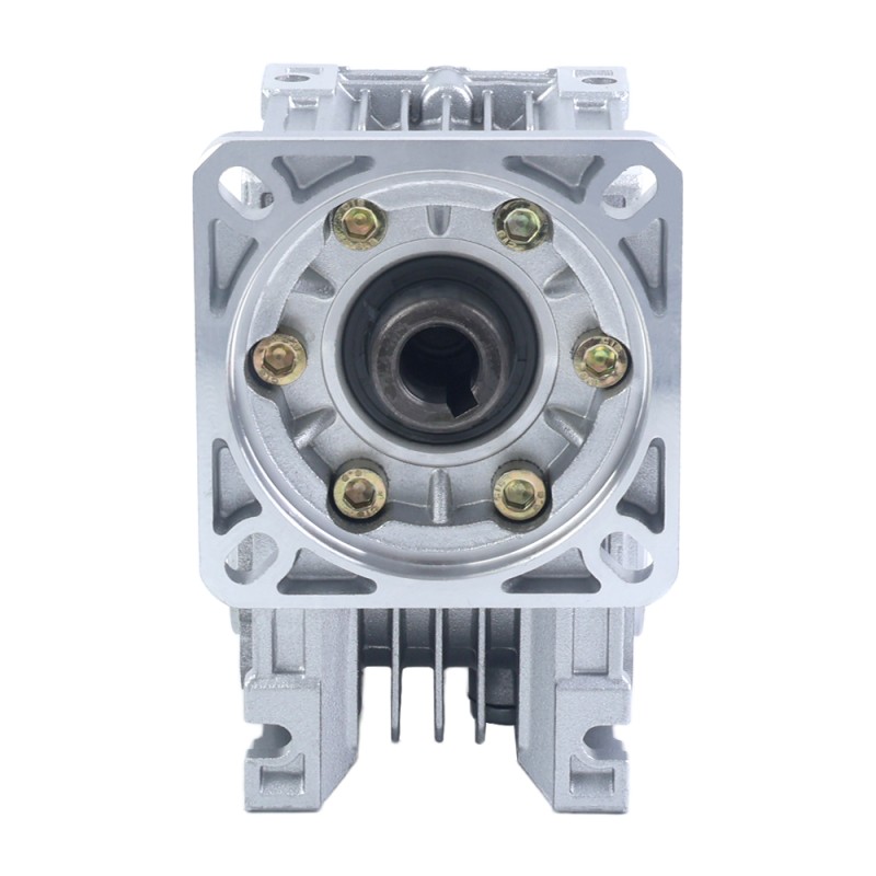 7.5:1 Worm Gearbox YRV40 Worm Gear Speed Reducer 14mm Input Shaft Diameter - YRV40-G7.5-D14 | StepperOnline CA
