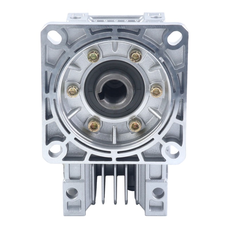 15:1 Worm Gearbox YRV50 Worm Gear Speed Reducer 19mm Input Shaft Diameter - YRV50-G15-D19 | StepperOnline CA