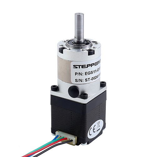 Nema 11 Stepper Motor Bipolar L=33mm w/ Gear Ratio 10:1 EG Series Planetary Gearbox - 11HS12-0704S-EGS10 | StepperOnline CA Nema 11 Stepper Motor Bipolar L=33mm w/ Gear Ratio 10:1 EG Series Planetary Gearbox - 11HS12-0704S-EGS10 | StepperOnline CA