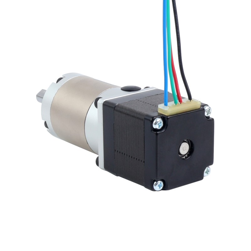 Nema 11 Stepper Motor Bipolar L=33mm w/ Gear Ratio 50:1 EG Series Planetary Gearbox - 11HS12-0704S-EGS50 | StepperOnline CA