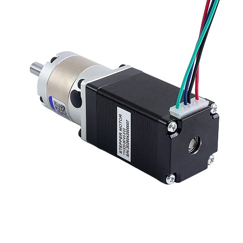 Nema 11 Stepper Motor 0.67A Bipolar L=51mm w/ Gear Ratio 10:1 EG Series Planetary Gearbox - 11HS20-0674S-EGS10 | StepperOnline CA