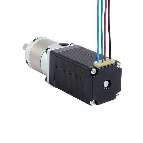 Nema 11 Stepper Motor Bipolar L=51mm w/ Gear Ratio 5:1 EG Series Planetary Gearbox - 11HS20-0704S-EGS5 | StepperOnline CA