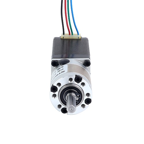 Nema 11 Stepper Motor Bipolar L=51mm w/ Gear Ratio 5:1 EG Series Planetary Gearbox - 11HS20-0704S-EGS5 | StepperOnline CA