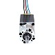 Nema 11 Stepper Motor Bipolar L=51mm w/ Gear Ratio 5:1 EG Series Planetary Gearbox - 11HS20-0704S-EGS5 | StepperOnline CA