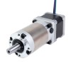 Nema 14 Stepper Motor Bipolar L=34mm w/ Gear Ratio 100:1 EG Series Planetary Gearbox - 14HS13-1004S-EGS100 | StepperOnline CA