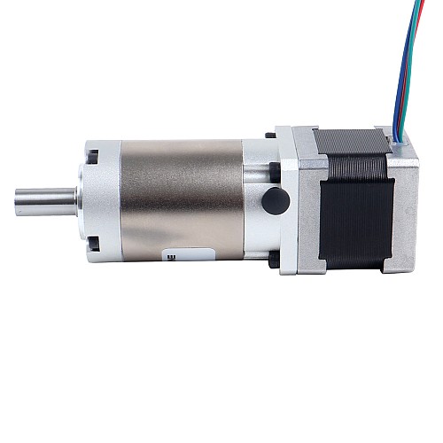 Nema 14 Stepper Motor Bipolar L=34mm w/ Gear Ratio 100:1 EG Series Planetary Gearbox - 14HS13-1004S-EGS100 | StepperOnline CA