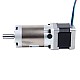 Nema 14 Stepper Motor Bipolar L=34mm w/ Gear Ratio 100:1 EG Series Planetary Gearbox - 14HS13-1004S-EGS100 | StepperOnline CA