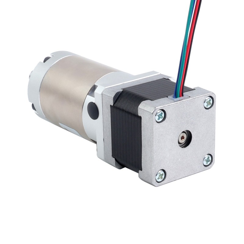 Nema 14 Stepper Motor Bipolar L=34mm w/ Gear Ratio 100:1 EG Series Planetary Gearbox - 14HS13-1004S-EGS100 | StepperOnline CA