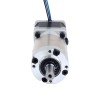 Nema 14 Stepper Motor Bipolar L=34mm w/ Gear Ratio 100:1 EG Series Planetary Gearbox - 14HS13-1004S-EGS100 | StepperOnline CA