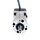 Nema 14 Stepper Motor Bipolar L=34mm w/ Gear Ratio 100:1 EG Series Planetary Gearbox - 14HS13-1004S-EGS100 | StepperOnline CA