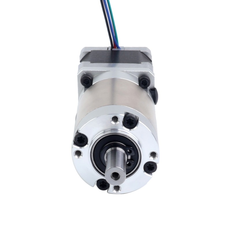Nema 14 Stepper Motor Bipolar L=34mm w/ Gear Ratio 100:1 EG Series Planetary Gearbox - 14HS13-1004S-EGS100 | StepperOnline CA