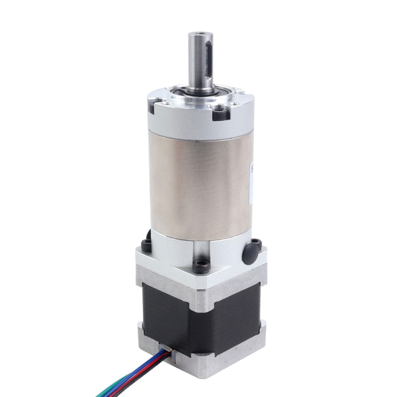 Nema 14 Stepper Motor Bipolar L=34mm w/ Gear Ratio 100:1 EG Series Planetary Gearbox - 14HS13-1004S-EGS100 | StepperOnline CA