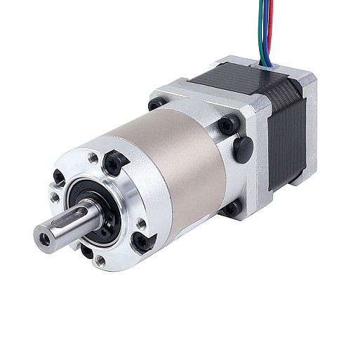 Nema 14 Stepper Motor Bipolar L=34mm w/ Gear Ratio 15:1 EG Series Planetary Gearbox - 14HS13-1004S-EGS15 | StepperOnline CA Nema 14 Stepper Motor Bipolar L=34mm w/ Gear Ratio 15:1 EG Series Planetary Gearbox - 14HS13-1004S-EGS15 | StepperOnline CA