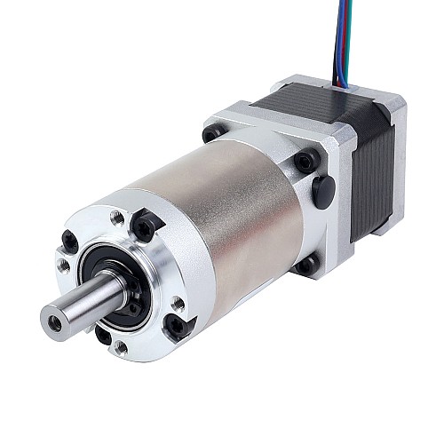 Nema 14 Stepper Motor Bipolar L=34mm w/ Gear Ratio 45:1 EG Series Planetary Gearbox - 14HS13-1004S-EGS45 | StepperOnline CA