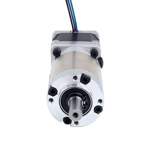 Nema 14 Stepper Motor Bipolar L=34mm w/ Gear Ratio 45:1 EG Series Planetary Gearbox - 14HS13-1004S-EGS45 | StepperOnline CA