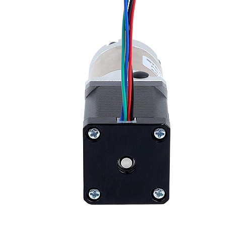 Nema 14 Stepper Motor Bipolar L=52mm w/ Gear Ratio 100:1 EG Series Planetary Gearbox - 14HS20-1504S-EGS100 | StepperOnline CA