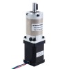 Nema 14 Stepper Motor Bipolar L=52mm w/ Gear Ratio 100:1 EG Series Planetary Gearbox - 14HS20-1504S-EGS100 | StepperOnline CA