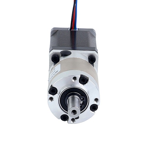 Nema 14 Stepper Motor Bipolar L=52mm w/ Gear Ratio 20:1 EG Series Planetary Gearbox - 14HS20-1504S-EGS20 | StepperOnline CA