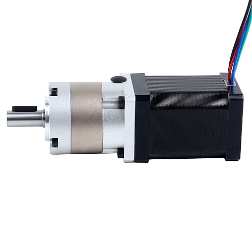 Nema 14 Stepper Motor Bipolar L=52mm w/ Gear Ratio 5:1 EG Series Planetary Gearbox - 14HS20-1504S-EGS5 | StepperOnline CA