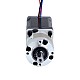 Nema 14 Stepper Motor Bipolar L=52mm w/ Gear Ratio 5:1 EG Series Planetary Gearbox - 14HS20-1504S-EGS5 | StepperOnline CA