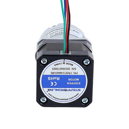 Nema 17 Stepper Motor Bipolar L=34mm w/ Gear Ratio 10:1 MG Series Planetary Gearbox - 17HS13-0404S-MG10 | StepperOnline CA Nema 17 Stepper Motor Bipolar L=34mm w/ Gear Ratio 10:1 MG Series Planetary Gearbox - 17HS13-0404S-MG10 | StepperOnline CA