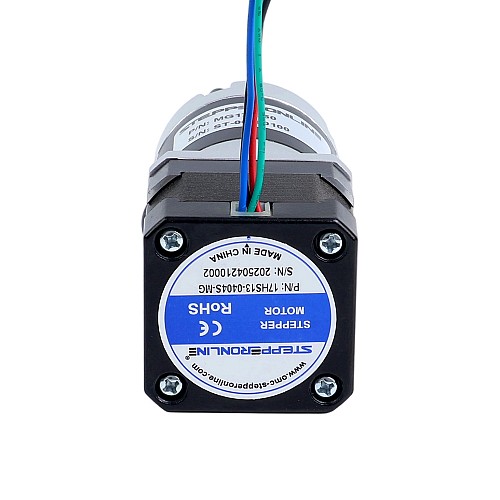 Nema 17 Stepper Motor Bipolar L=34mm w/ Gear Ratio 100:1 MG Series Planetary Gearbox - 17HS13-0404S-MG100 | StepperOnline CA