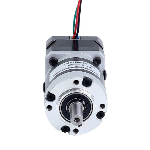 Nema 17 Stepper Motor Bipolar L=34mm w/ Gear Ratio 100:1 MG Series Planetary Gearbox - 17HS13-0404S-MG100 | StepperOnline CA